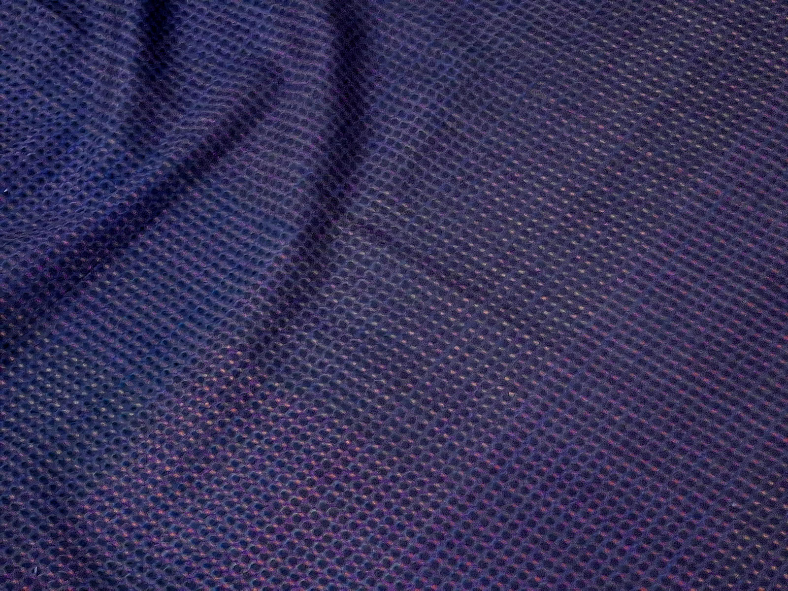 Sapphire Mesh On Cotton Sateen