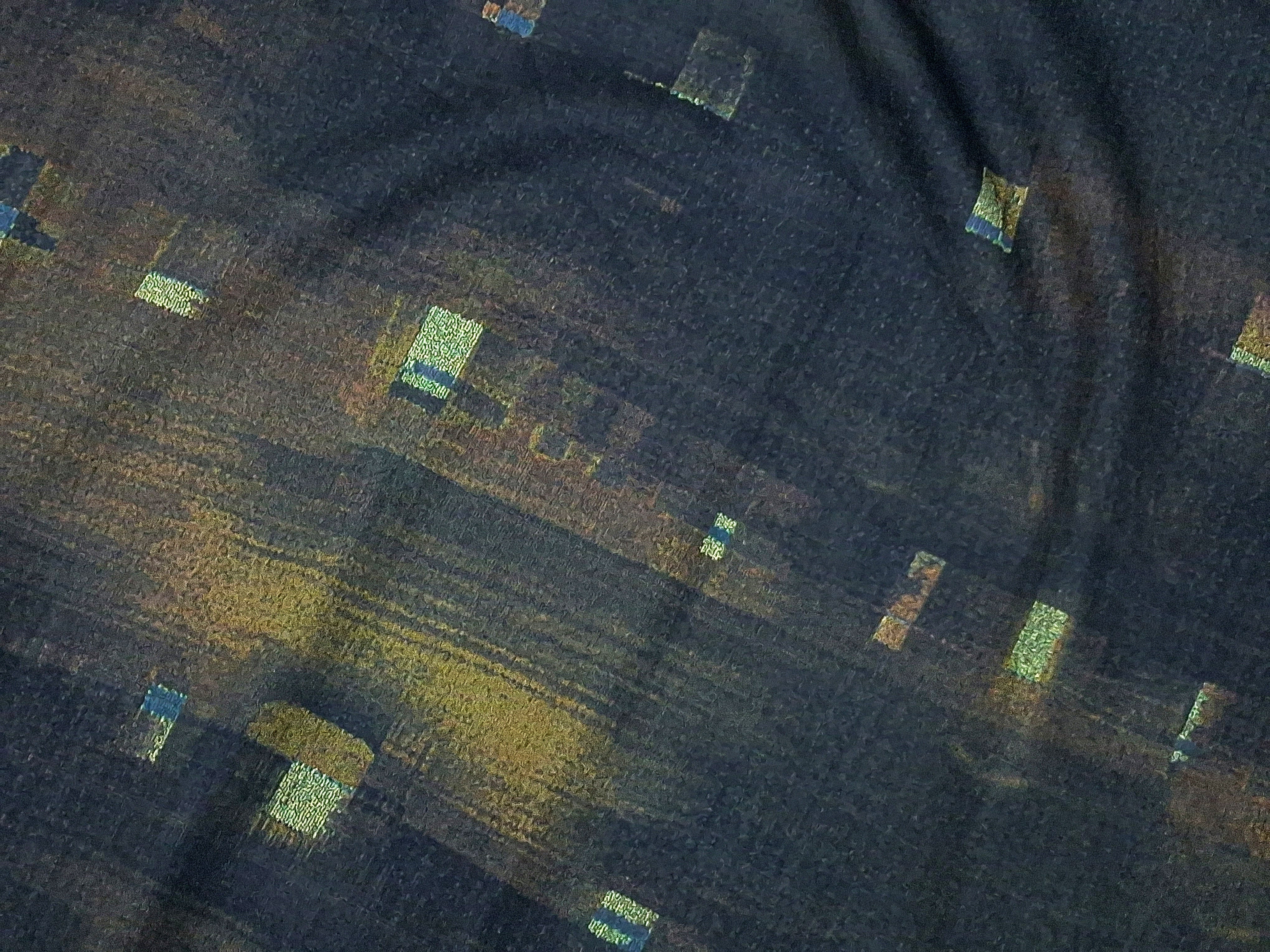 Copper Current On Cotton Sateen