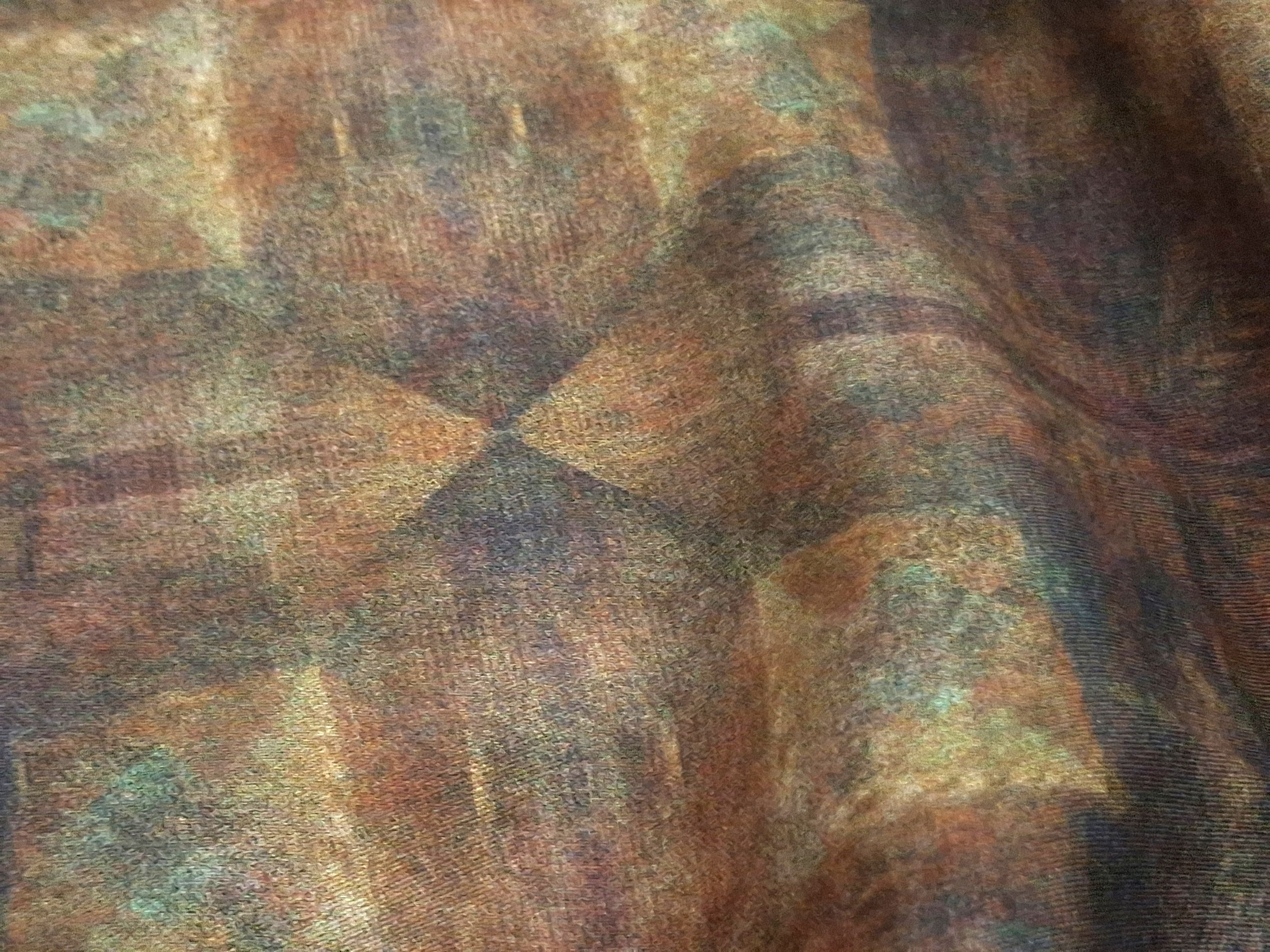 Terra Tapestry On Cotton Sateen