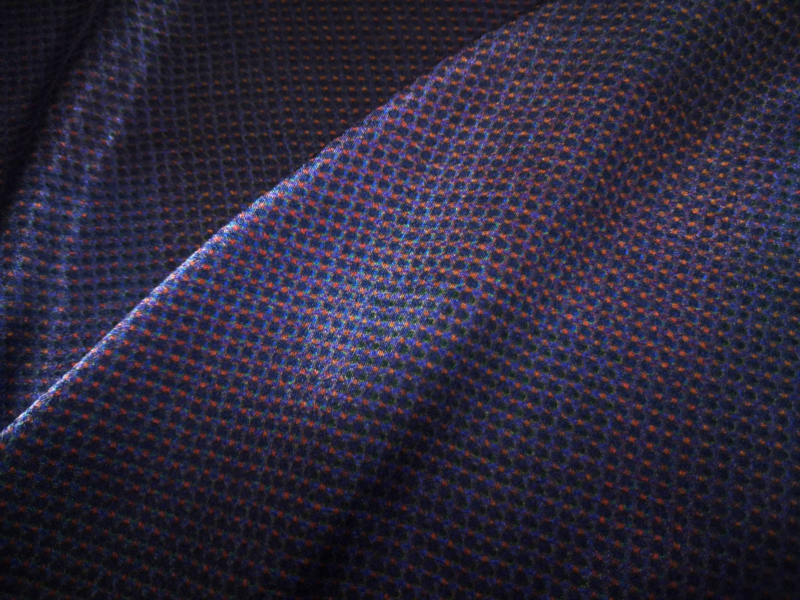 Tela de raso modal por metros | Tela de raso modal estampada digitalmente para camisas | Estampado de guijarros azules