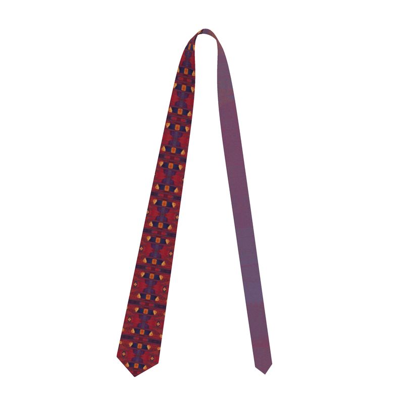 Red Blue Crisscross Unisex Tie