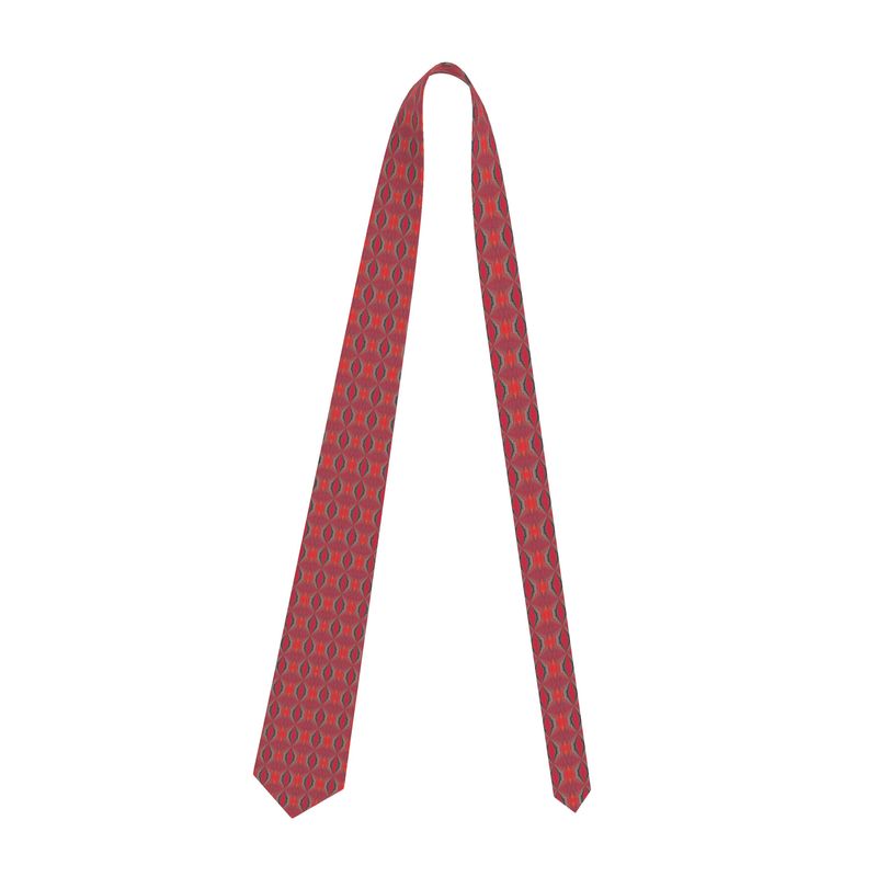 Red Chequered Unisex Tie