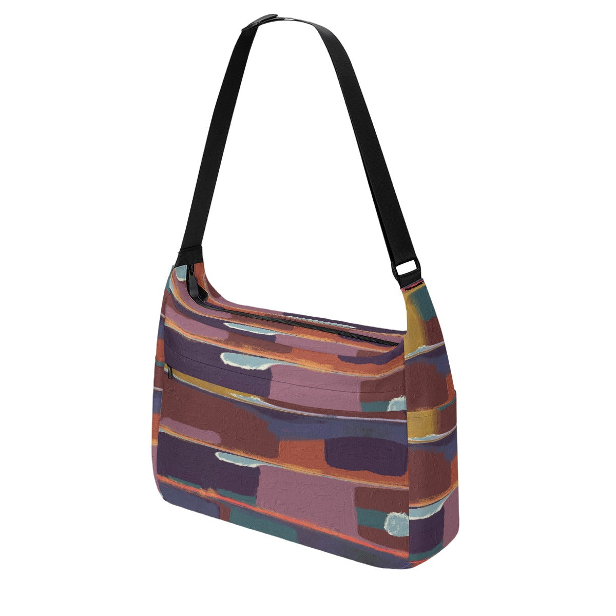 Women's Multi-Coloured Straps Messenger Bag