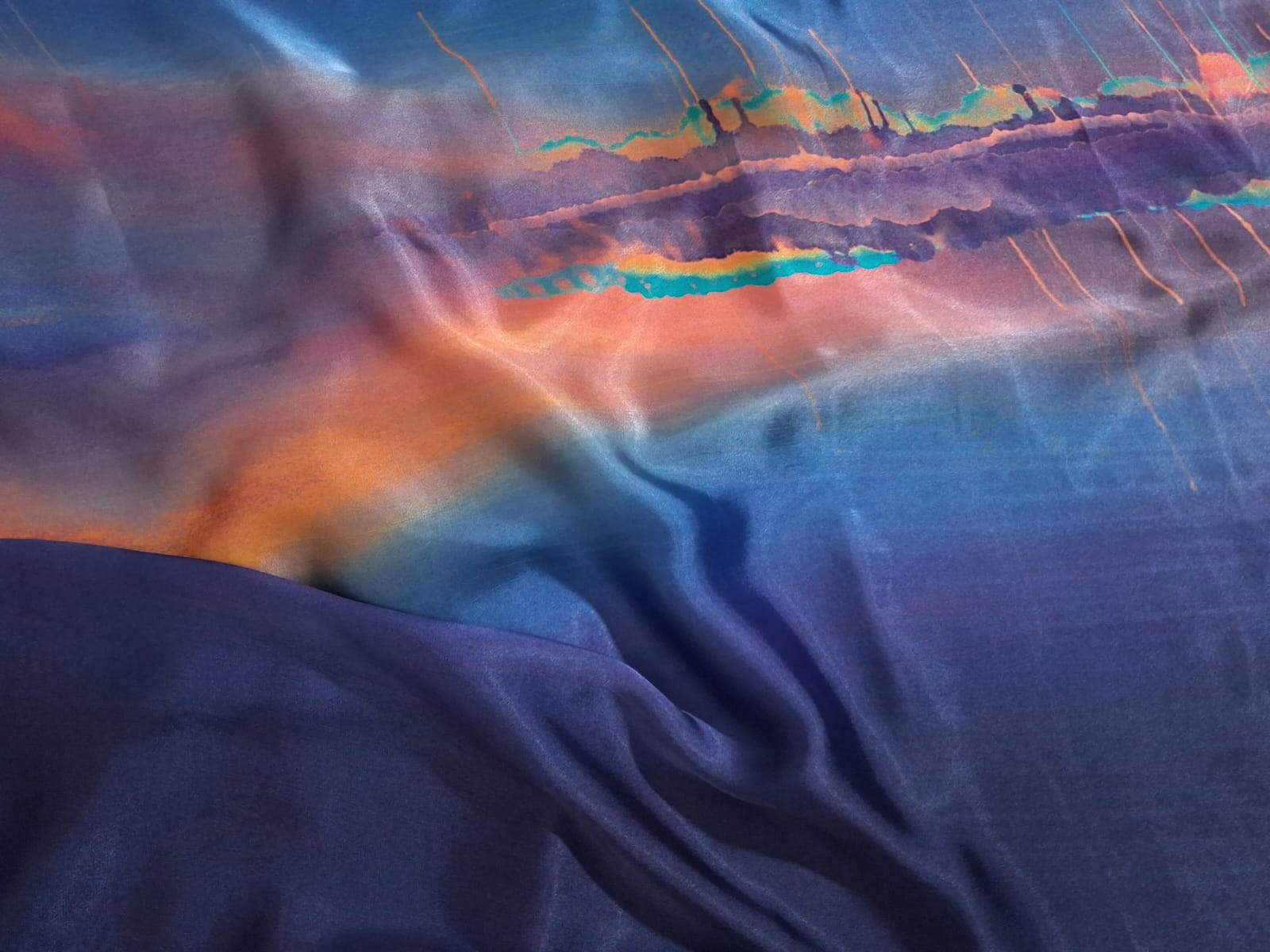 Solar Tide On Modal Satin