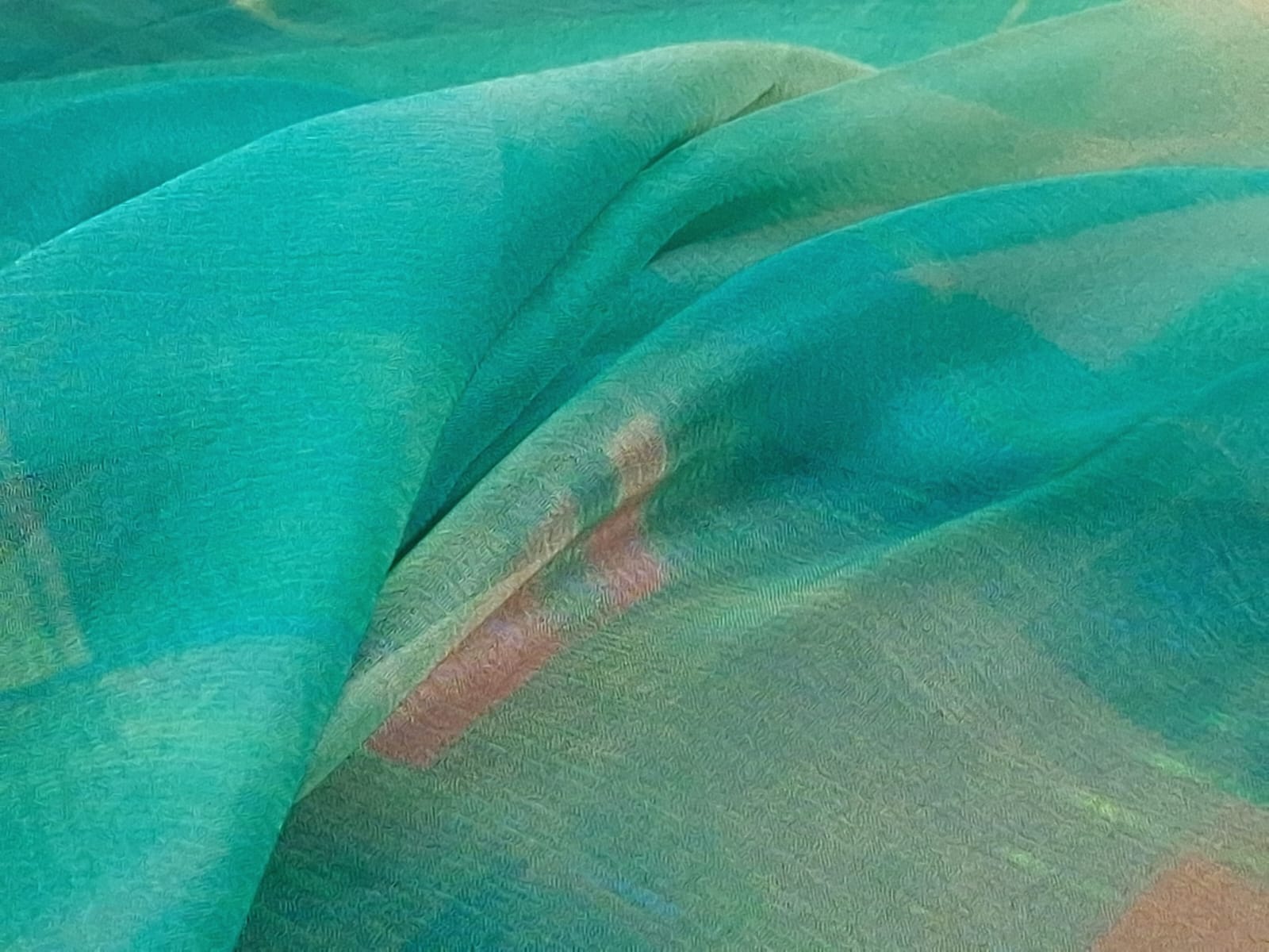 Emerald Breeze On Modal Satin