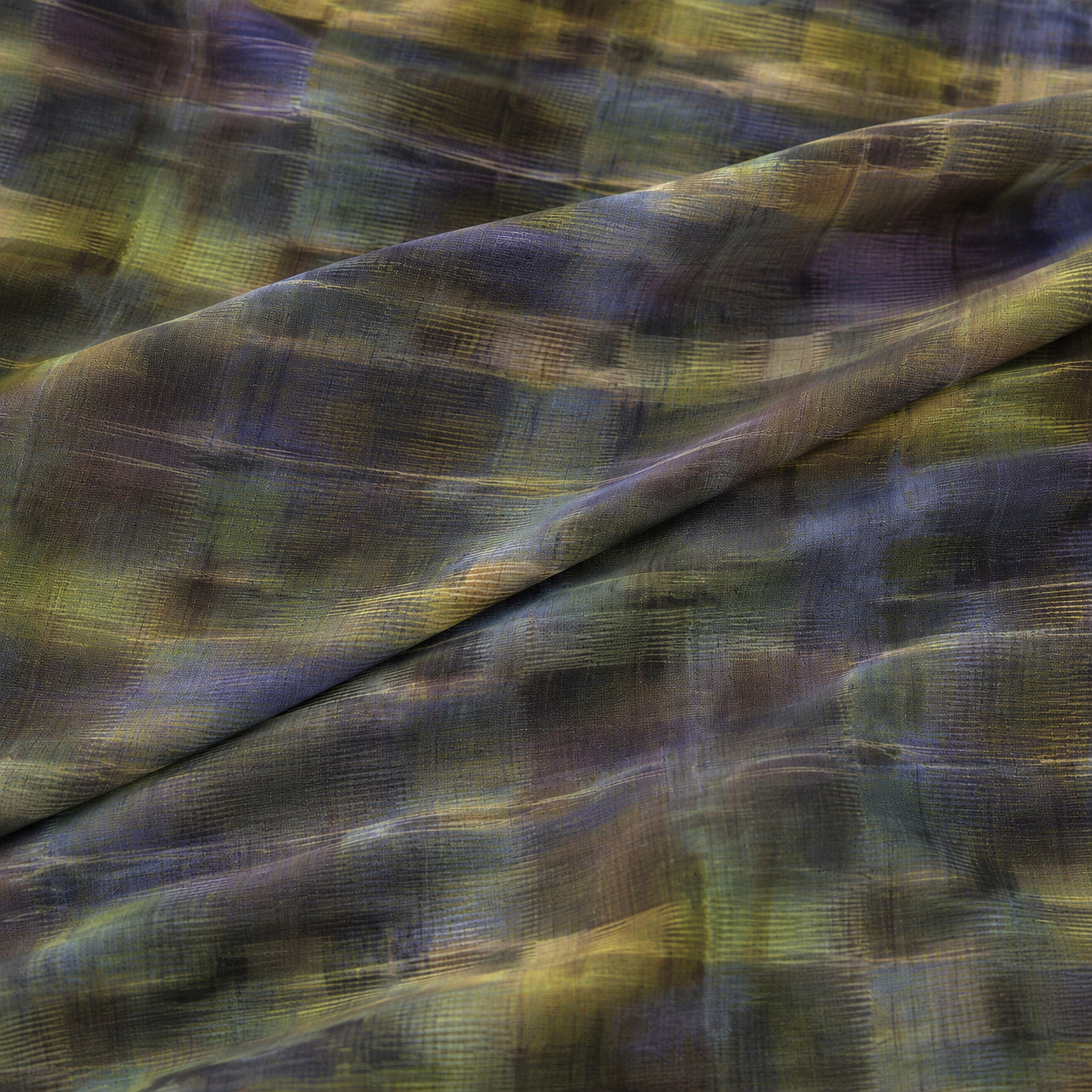 Weathered memory on Cotton Sateen