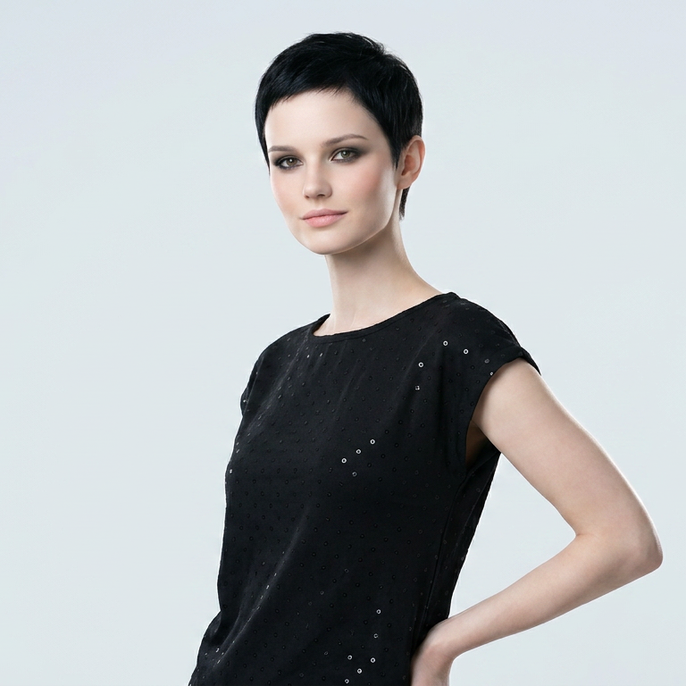 Black Schiffli Embroidered Rayon Top for Women | Sequin Cap Sleeve Blouse | Lightweight Summer Casual Top