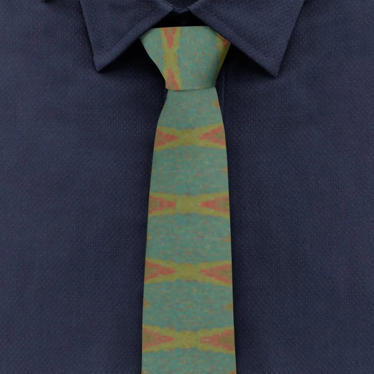 Green Verdant Echo Unisex Tie