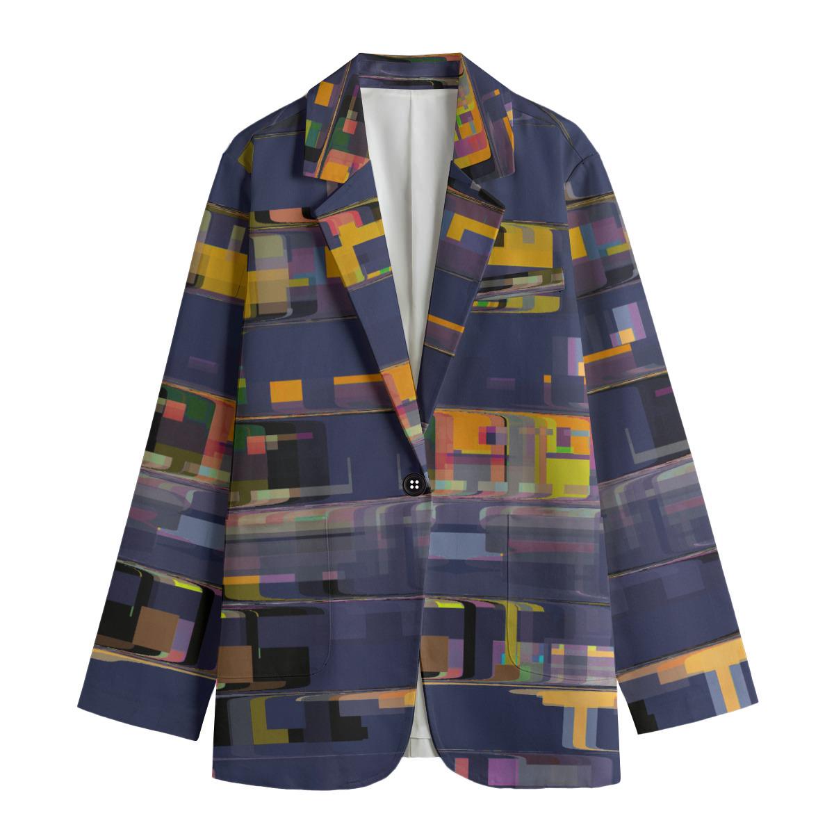 Citylights All-Over Print Women's Leisure Blazer | 245GSM Cotton