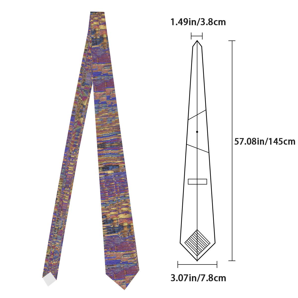 Purple Rush hour Unisex Tie