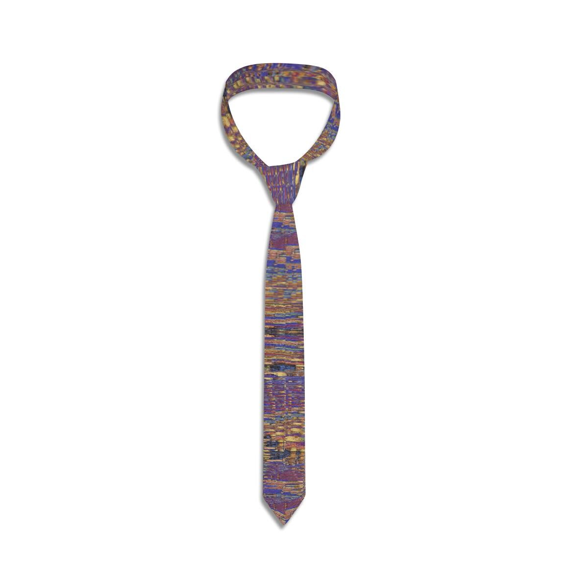 Purple Rush hour Unisex Tie