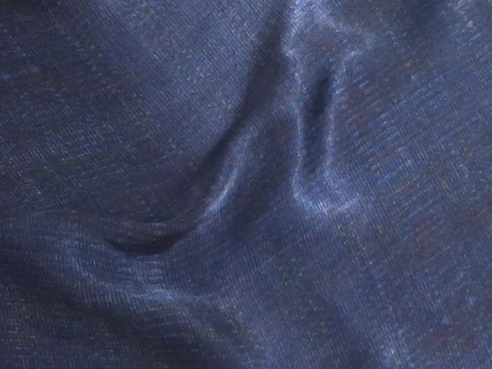 Modal Satin Fabric by the Yard | Digital Printed Modal Satin Dress Fabric | Deep Indigo Print