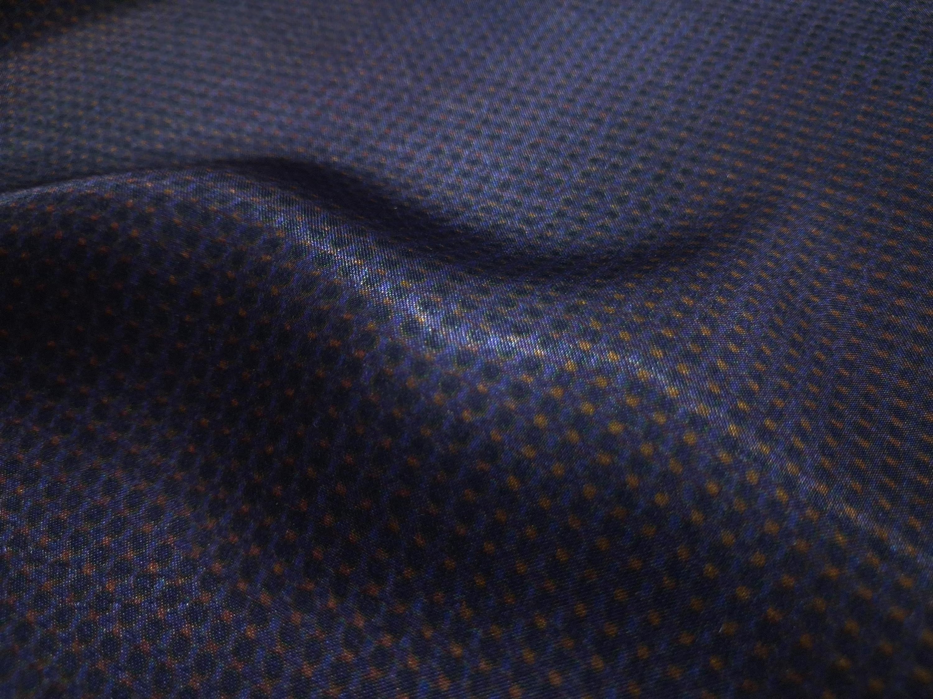 Modal Satin Fabric by the Yard | Digital Printed Modal Satin shirt Fabric | Blue Pebbles Print