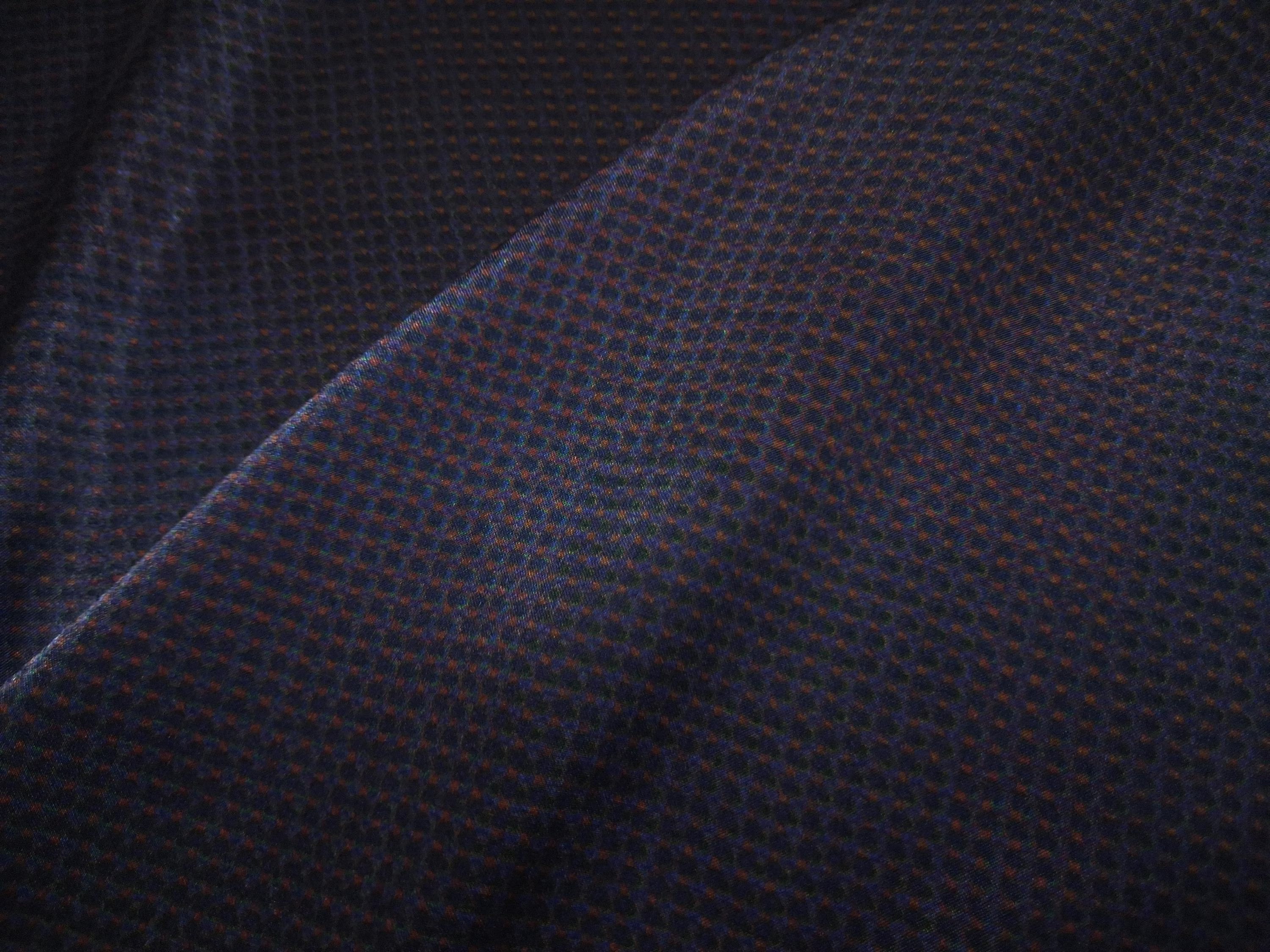 Modal Satin Fabric by the Yard | Digital Printed Modal Satin shirt Fabric | Blue Pebbles Print