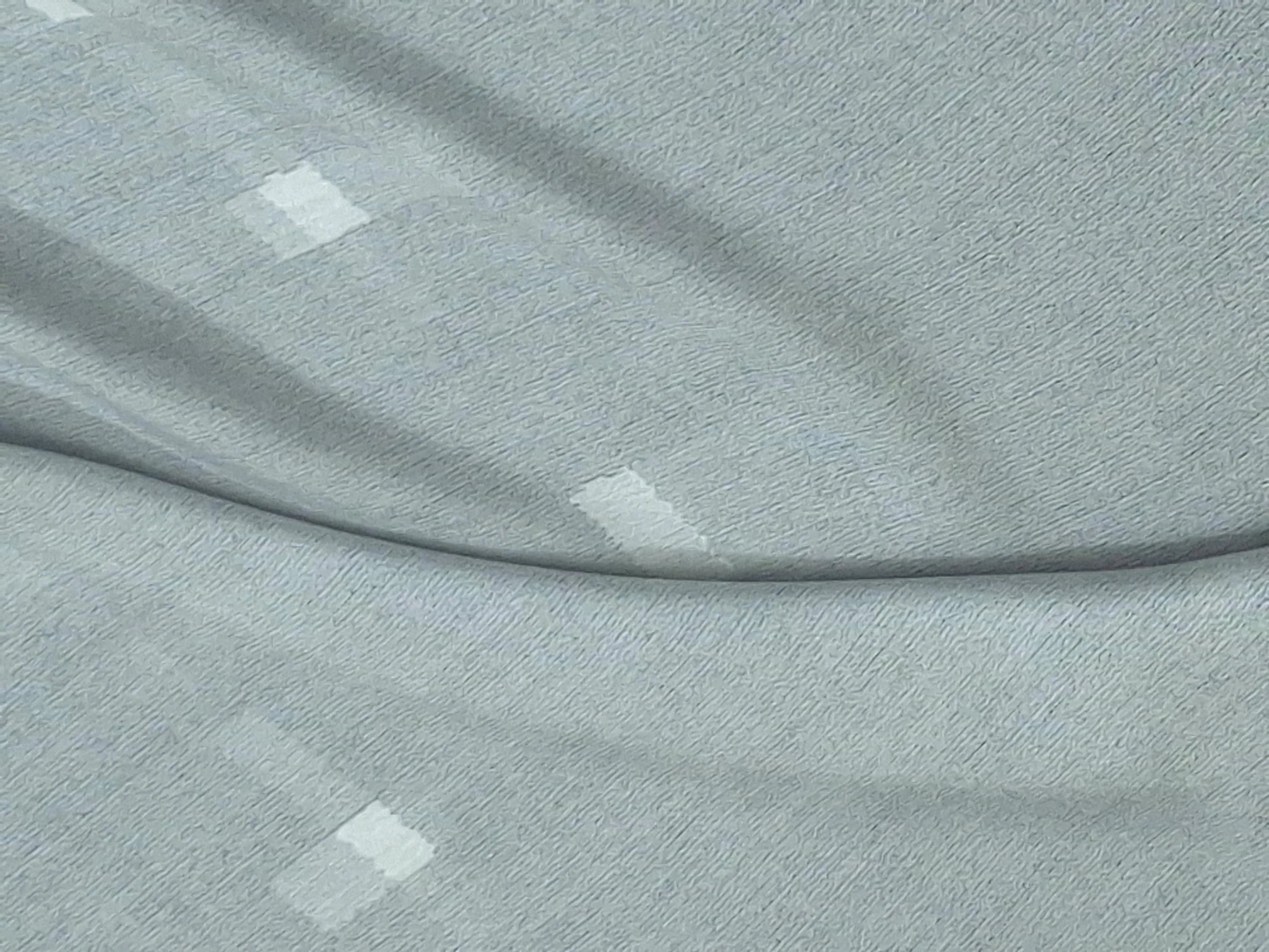 Modal Satin Fabric by the Yard | Digital Printed Modal Satin Dress Fabric | Frost Squares Print