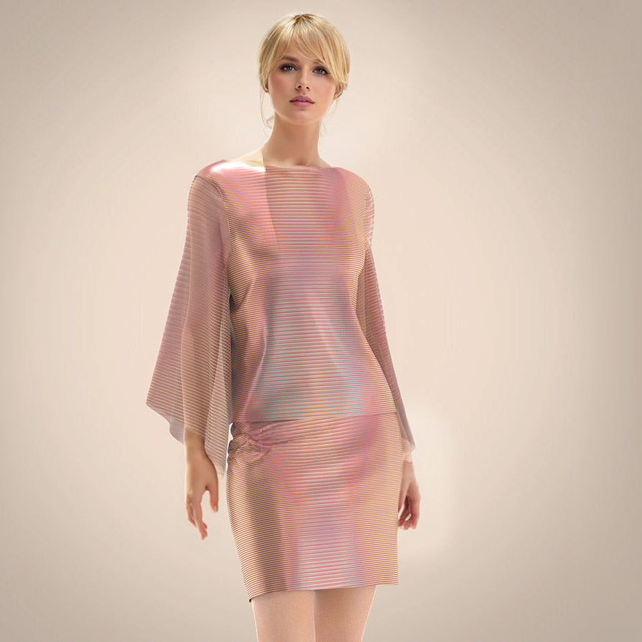 Peach Luxe On Modal Satin