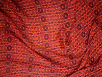 Ember Flow on Crinkled Viscose Crepe