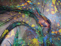 Aurora Mosaic On Viscose Chiffon