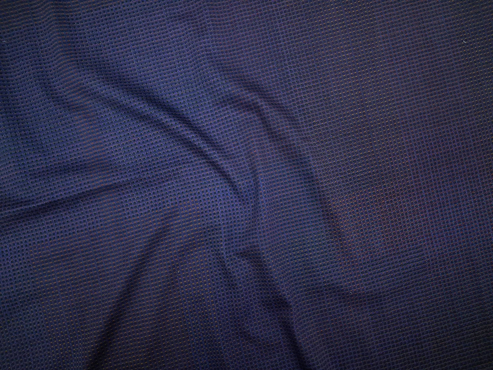 Sapphire Mesh On Cotton Sateen