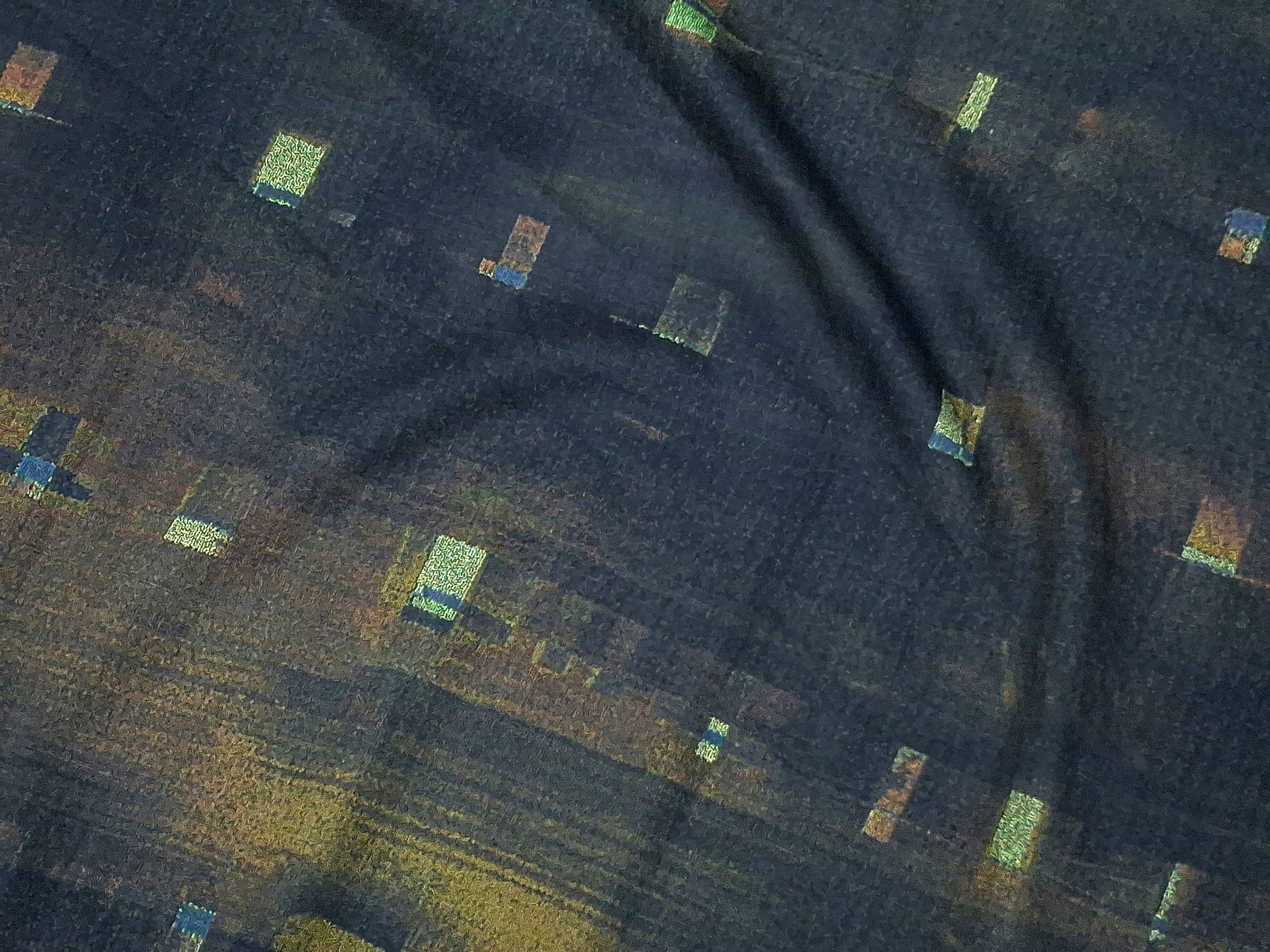 Copper Current On Cotton Sateen