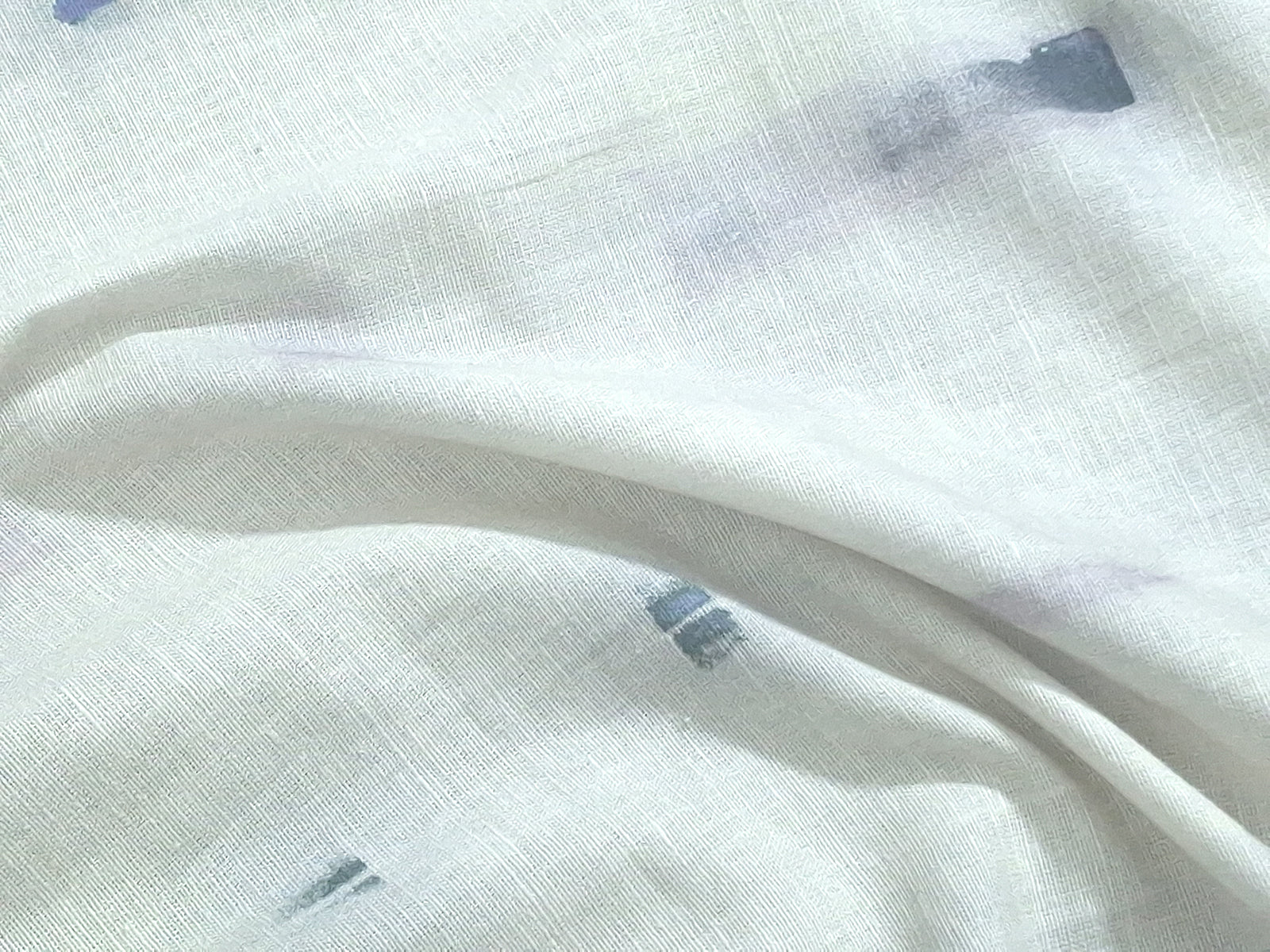 Tela de algodón y lino por metros | Tela de vestido de algodón y lino con estampado digital | Estampado de tejido lila