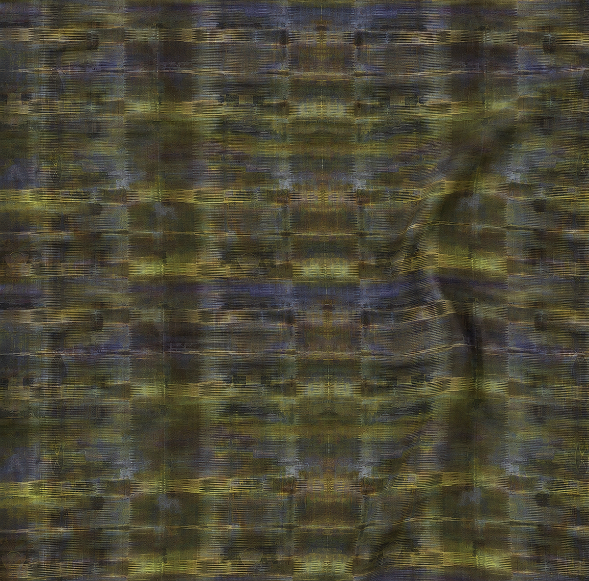 Weathered memory on Cotton Sateen