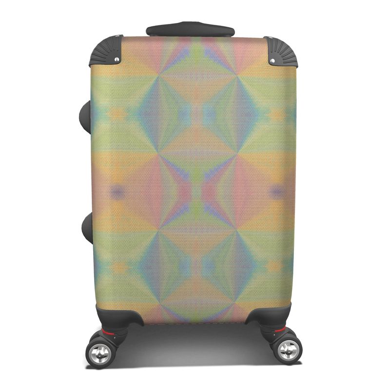 Yellow Blue Pastel radiance suitcase