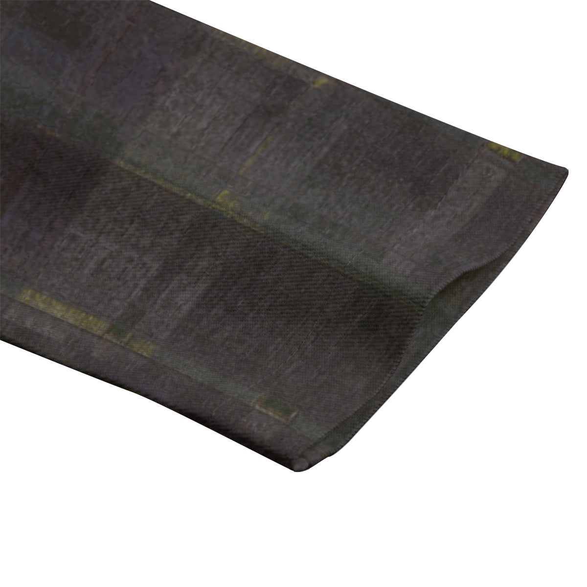 Women's Dark Olive Plaid Blazer - Grunge Abstract Check Jacket