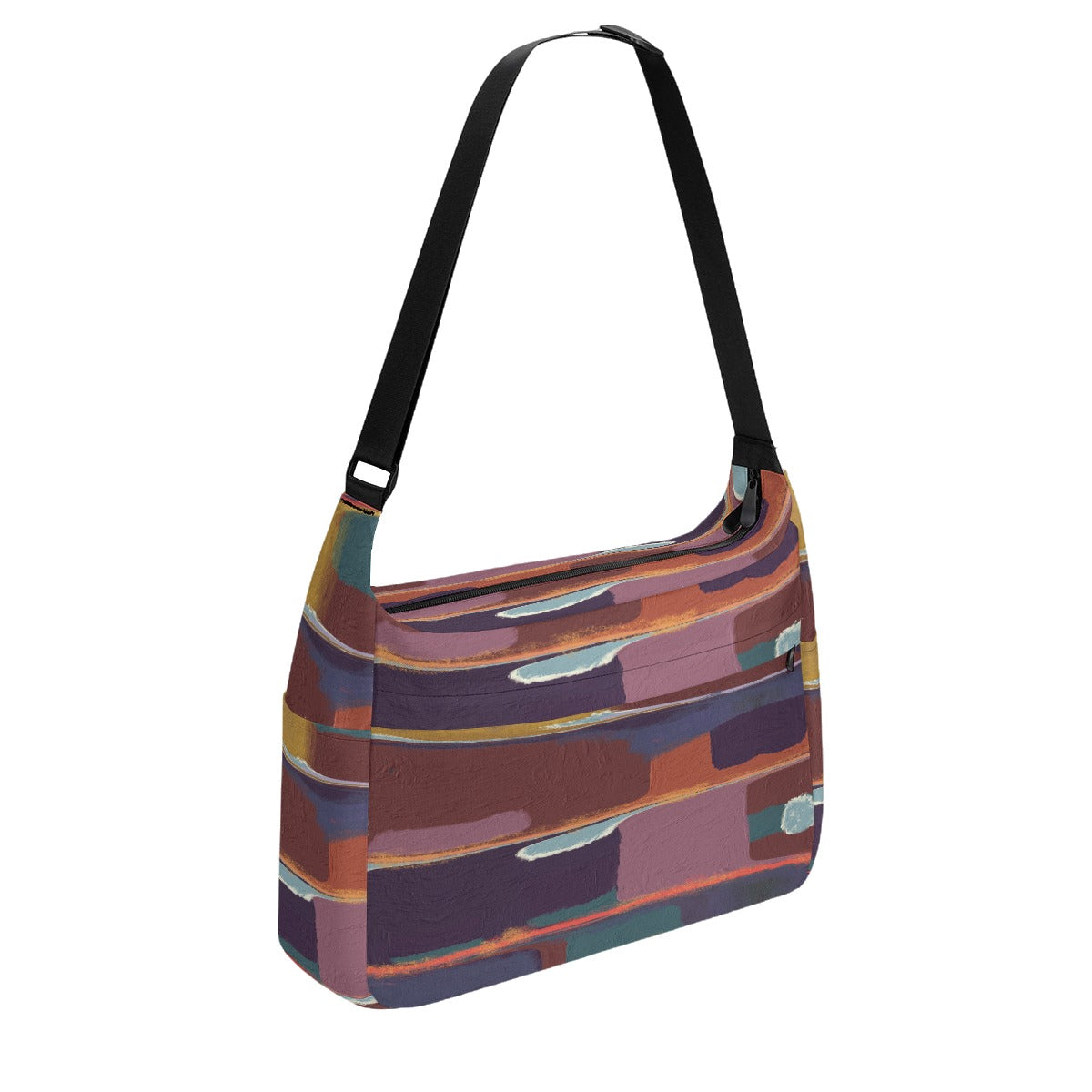 Women's Multi-Coloured Straps Messenger Bag
