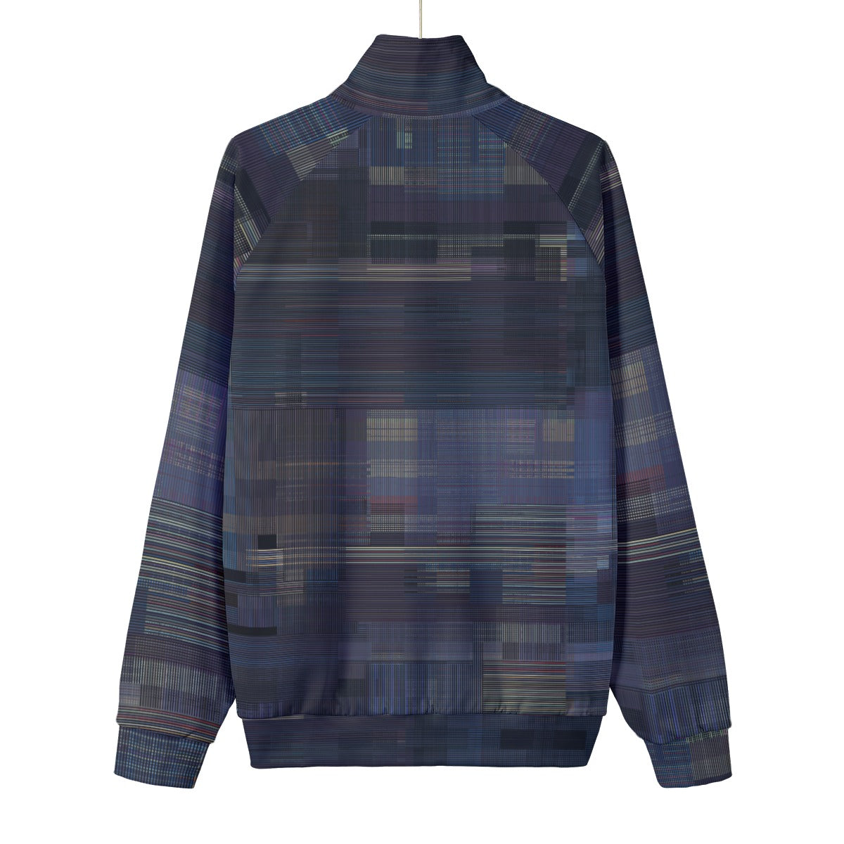 MEN'S VIOLET URBAN ARCHITECTURAL STAND COLLAR JACKET