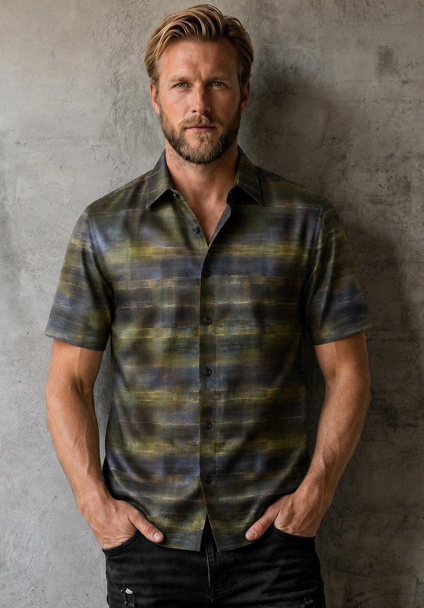 Weathered memory on Cotton Sateen