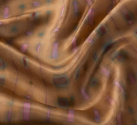 Desert code On Bemberg Modal satin