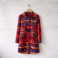 Women’s Parallels Shirt Dress – Custom-Designed Art Print Fashion