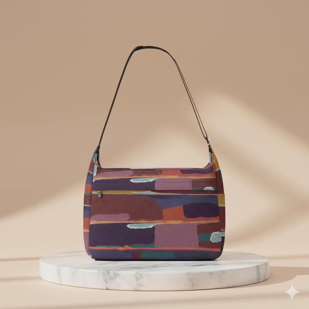 Women's Multi-Coloured Straps Messenger Bag