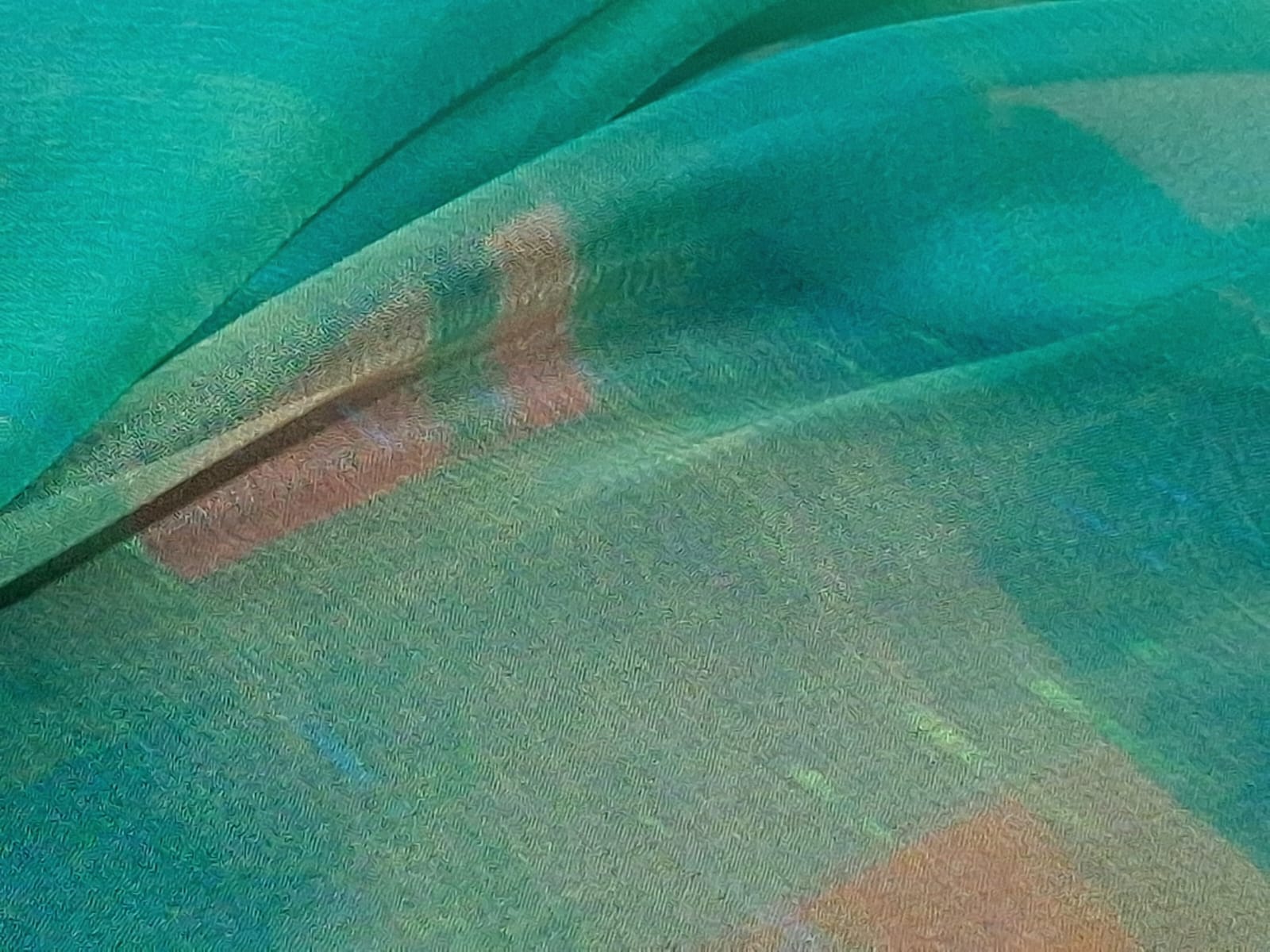 Emerald Breeze On Modal Satin