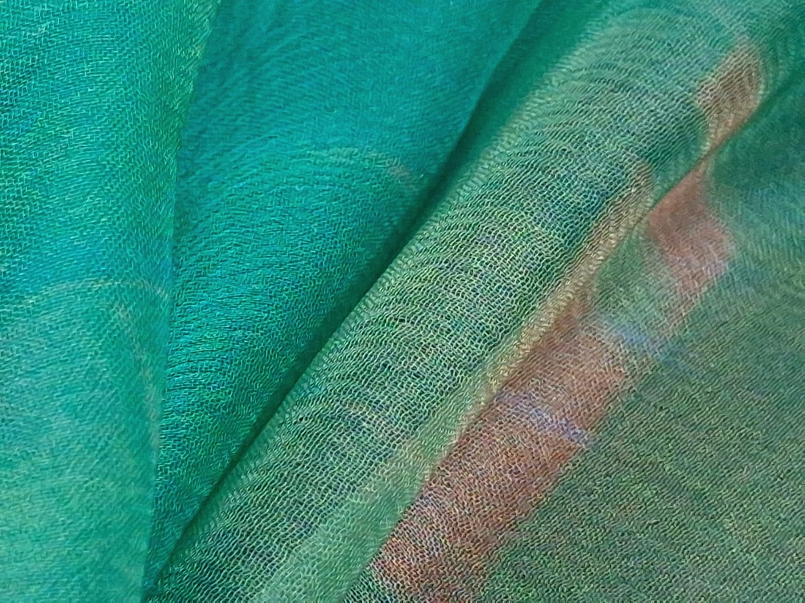 Emerald Breeze On Modal Satin