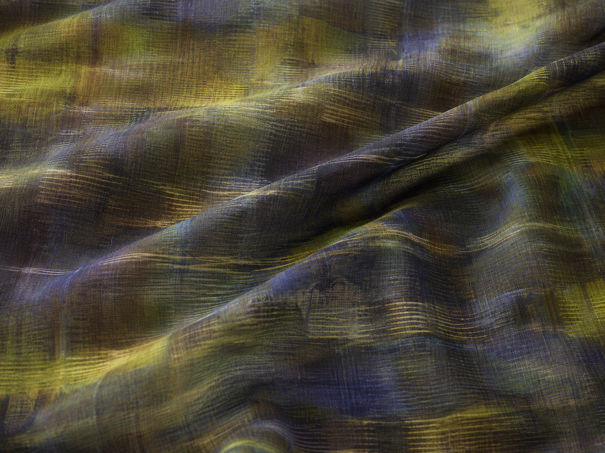 Weathered memory on Cotton Sateen