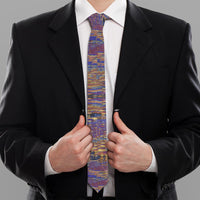 Purple Rush hour Unisex Tie