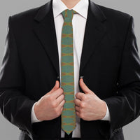 Green Verdant Echo Unisex Tie