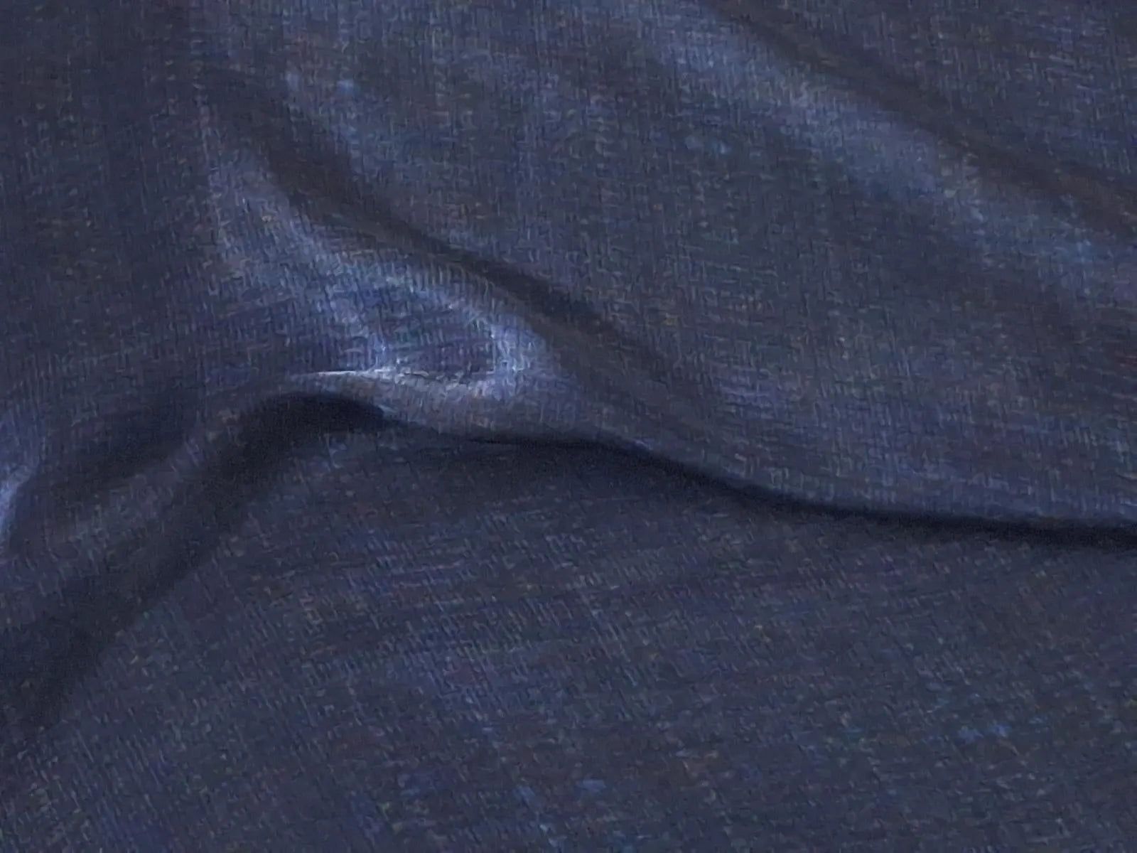 Modal Satin Fabric by the Yard | Digital Printed Modal Satin Dress Fabric | Deep Indigo Print