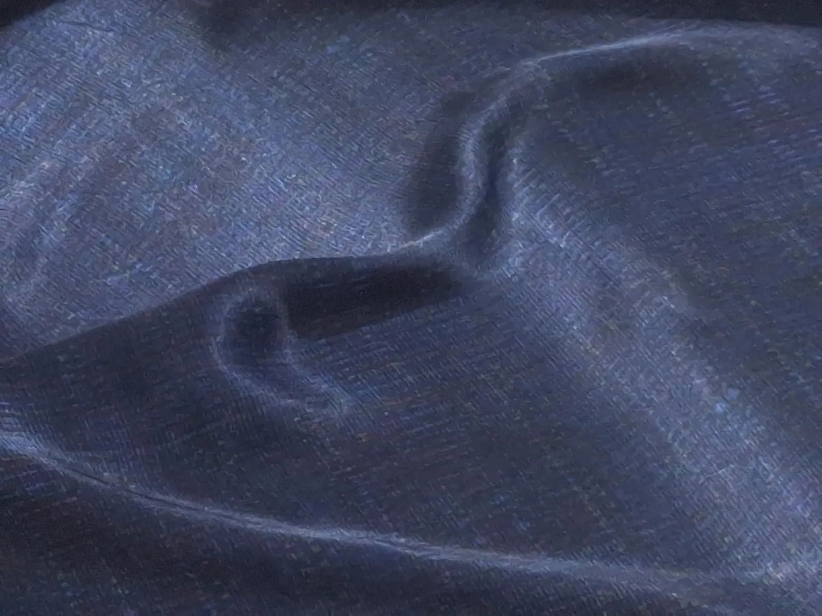 Modal Satin Fabric by the Yard | Digital Printed Modal Satin Dress Fabric | Deep Indigo Print