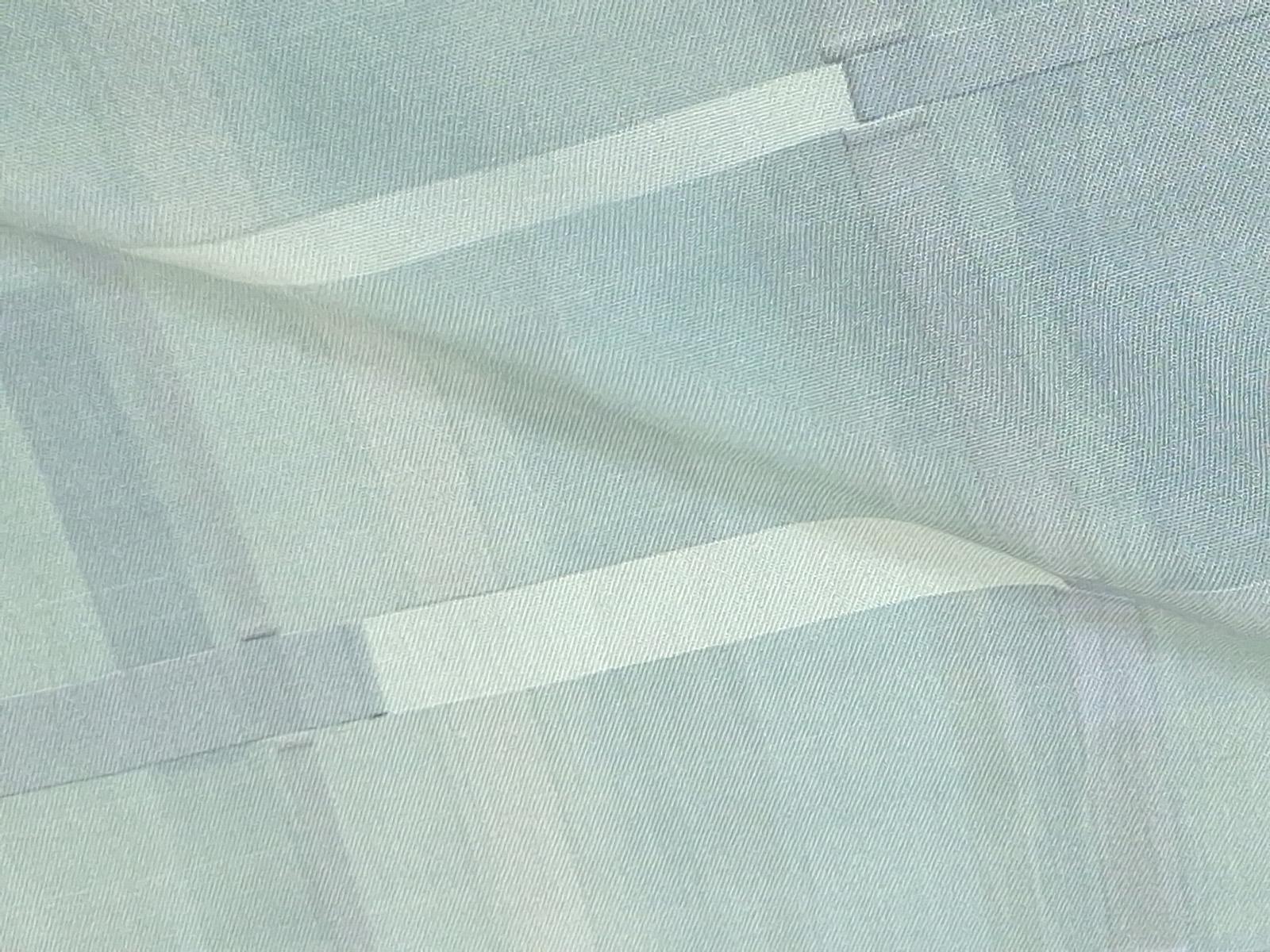 Tencel Fabric by the Yard | Digital Printed Tencel Dress Fabric | Silver Stripes Print