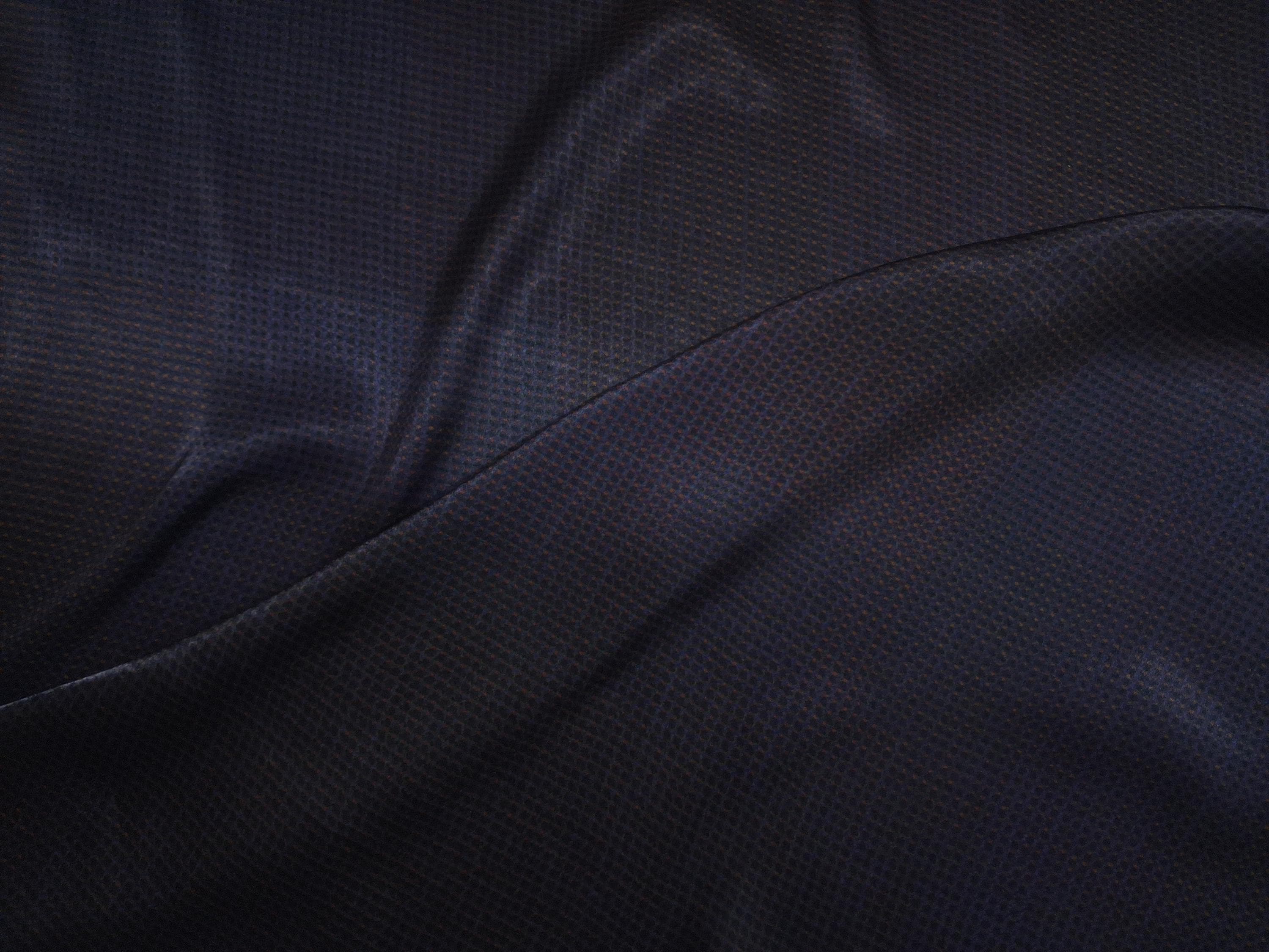 Modal Satin Fabric by the Yard | Digital Printed Modal Satin shirt Fabric | Blue Pebbles Print