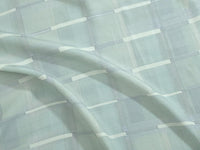 Tencel Fabric by the Yard | Digital Printed Tencel Dress Fabric | Silver Stripes Print